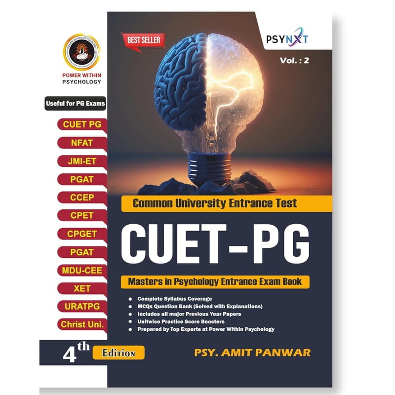 CUET PG Psychology 2024 - Edition 3 CUET PG Psychology 2024 - Edition 3